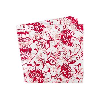 Serviette Liv in Bordeaux de Linclass® Airlaid 40 x 40 cm, 50 pièces 4