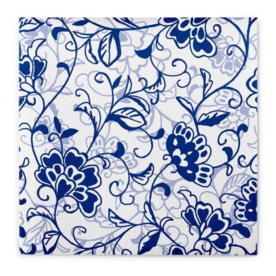 Napkin Liv in blue from Linclass® Airlaid 40 x 40 cm, 50 pieces