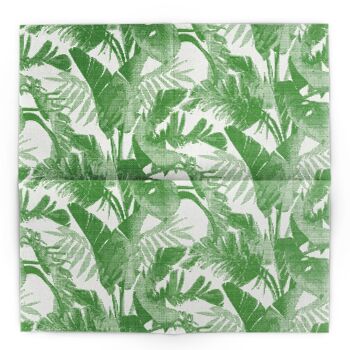 Serviette Magnus en vert de Linclass® Airlaid 40 x 40 cm, 50 pièces 4