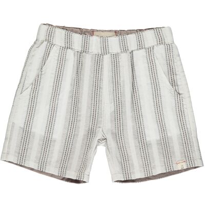 Pantalón corto reversible NEWHAVEN bebé blanco o beige