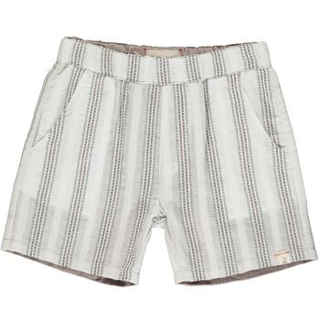 Short réversible NEWHAVEN Enfant blanc ou beige 1