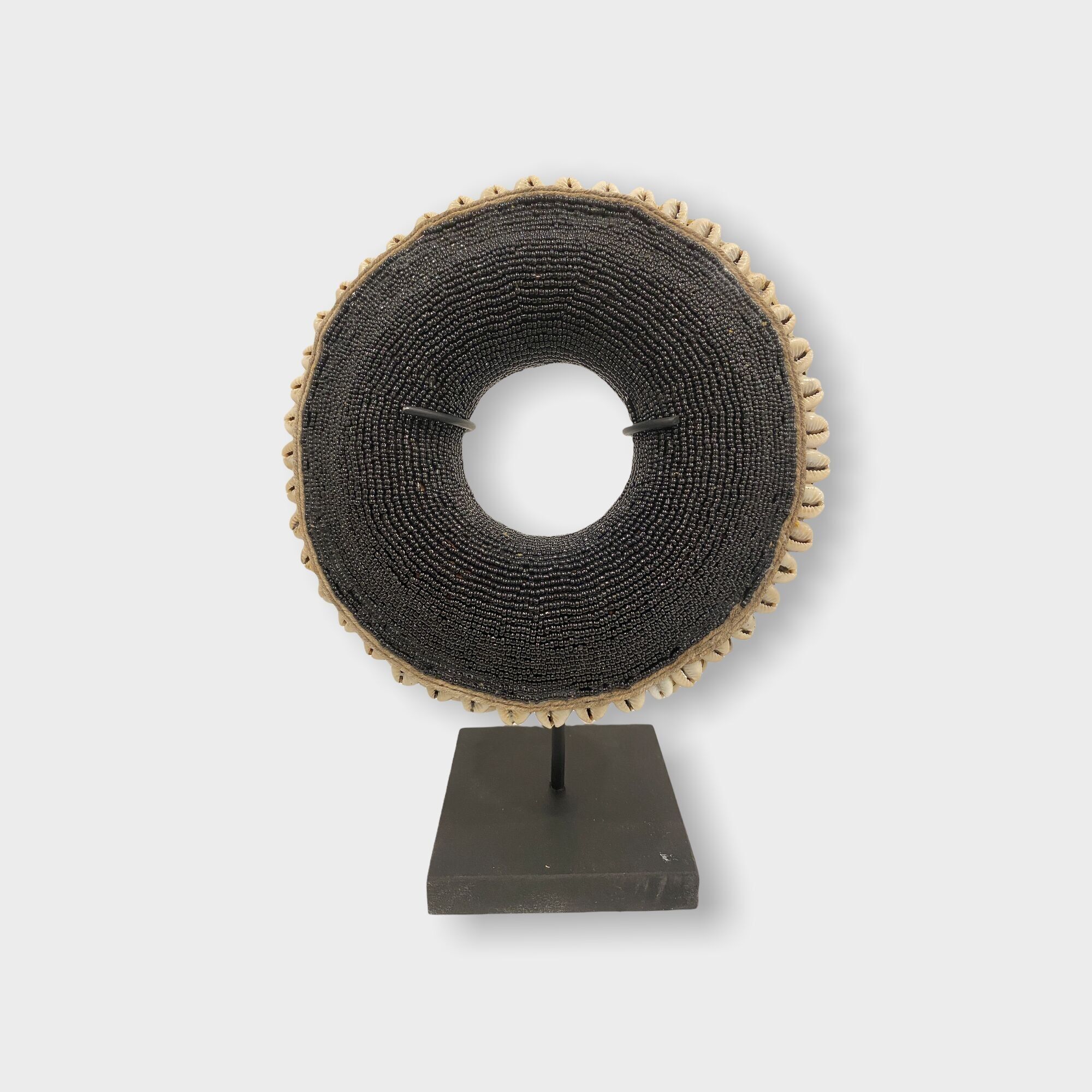 Cameroon beaded bracelet - (88.4) Black