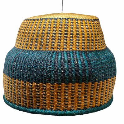 Lampe de panier tissée à la main