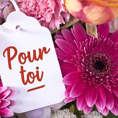 Carte message avec enveloppe " POUR TOI"