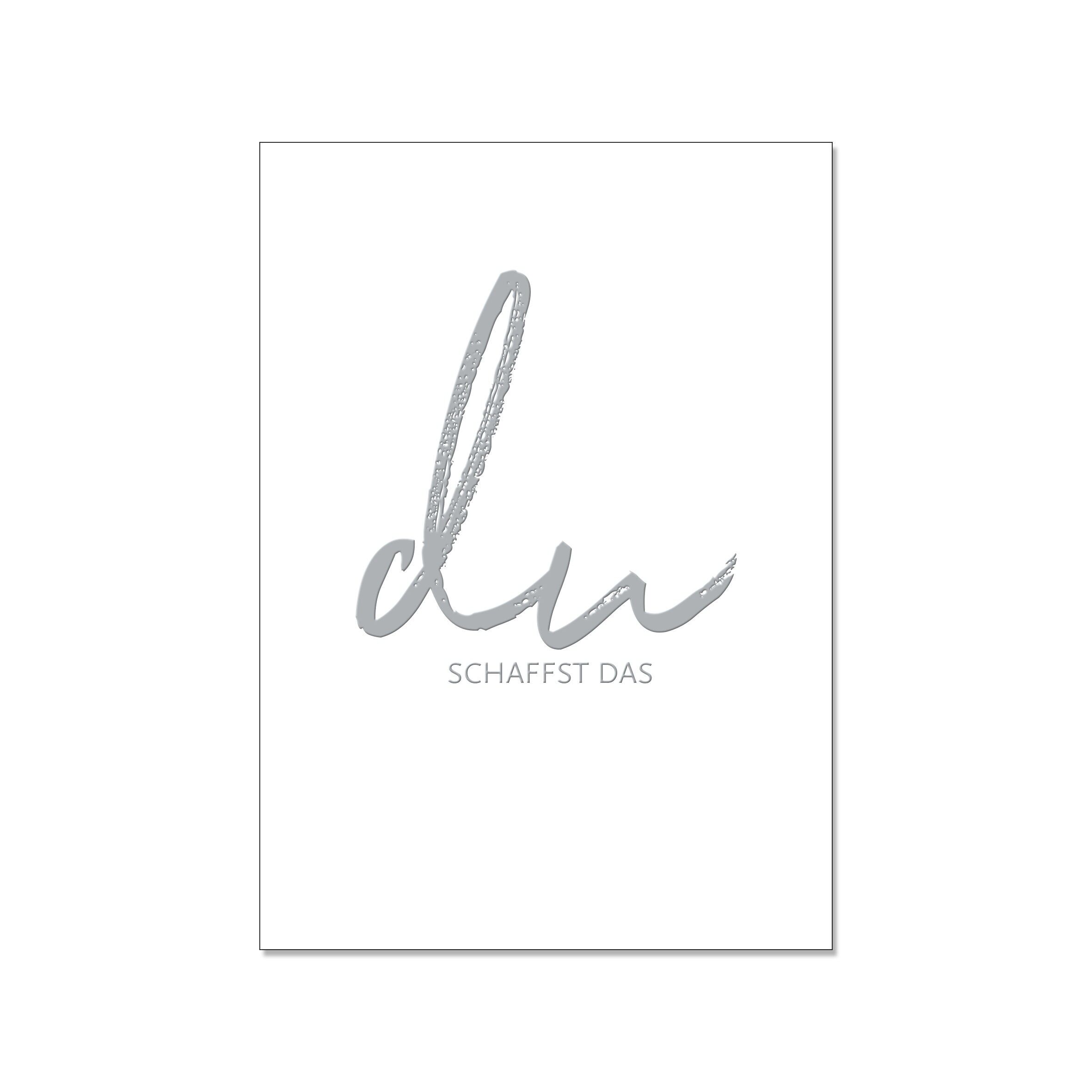 Cartolina in alto, PUOI FARLO