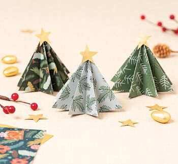 Kit de personnages de Noël en origami 4