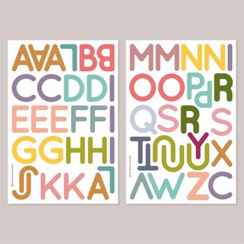 Alphabet magnétique - 53 Grandes Lettres Capitales 3