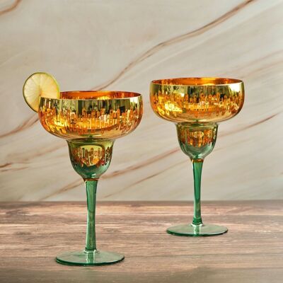 Set of 2 Fiesta Margarita Glasses