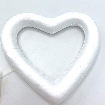 Coeur ouvert en polystyrènex13 cm