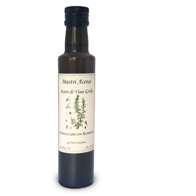 Wine vinegar flavored with Sicilian Rosemary - Gustosi Sentieri