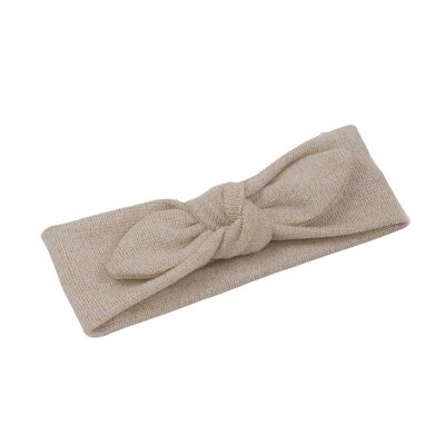 Baby headband Newborn knotted sand with lurex