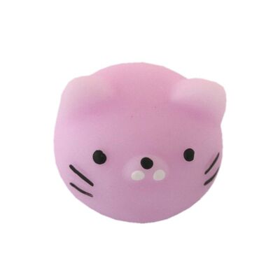 Squishy mini - carita de gato violeta (240133)