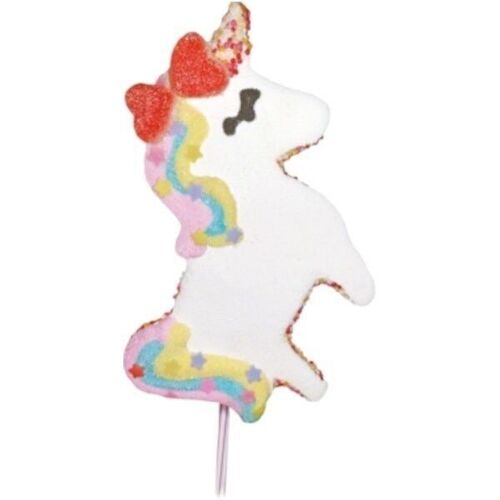 PRÉSENTOIR DE BROCHETTES DE GUIMAUVE LICORNE 35g - lot de 15 brochettes