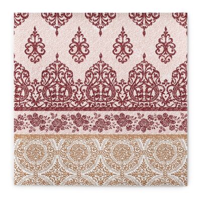 Napkin Madrid in Bordeaux from Linclass® Airlaid 40 x 40 cm, 50 pieces