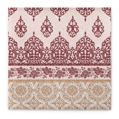 Serviette Madrid in Bordeaux aus Linclass® Airlaid 40 x 40 cm, 50 Stück