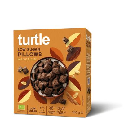 Almohadillas bajas en azúcar mantequilla de maní Bio & Gluten free