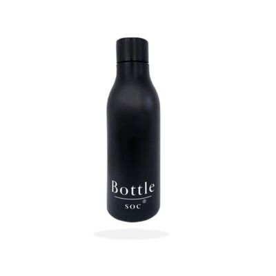 Botella de Agua Negro Azabache 500ml