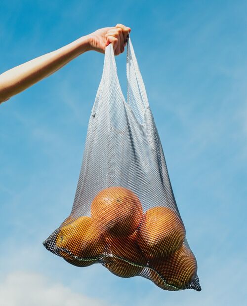 Bolsa Malla Gris Antracita