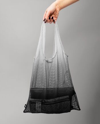 Sac en filet gris anthracite 1