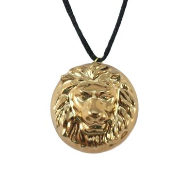 Colgante león dorado