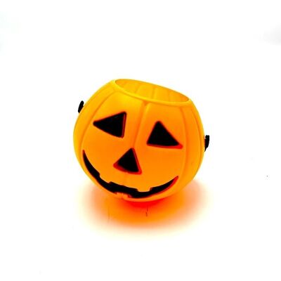 Leuchtender Halloween-Topf H9,5 cm