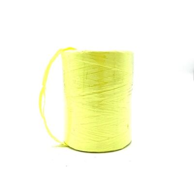 Raphia naturel jaune 7mmx200m