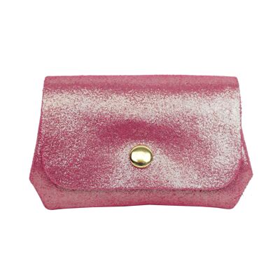 Split leather purse PMD2603D Pink