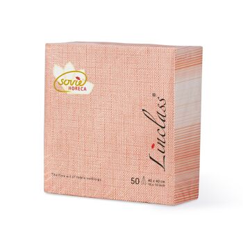 Serviette Milan en terre cuite de Linclass® Airlaid 40 x 40 cm, 50 pièces 5