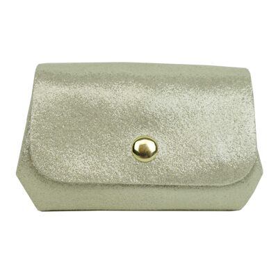 Split leather coin purse PMD2603D gold