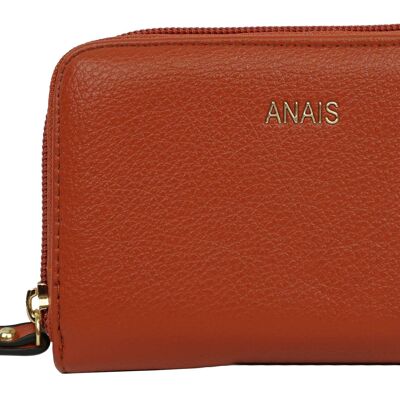 Anais 3639A Terracotta coin purse