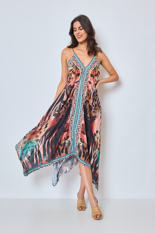 Robe longue dos nu - 5389