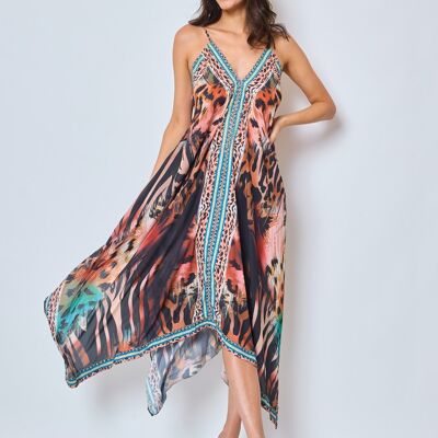 Robe longue dos nu - 5389