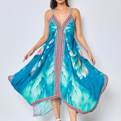 Robe longue dos nu - 5387