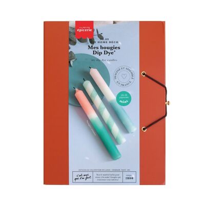 Mes bougies Dip Dye - Mint