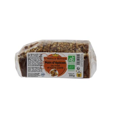 Pan de Jengibre Ecológico 40% Miel y Azúcar Perla terrones 300 g