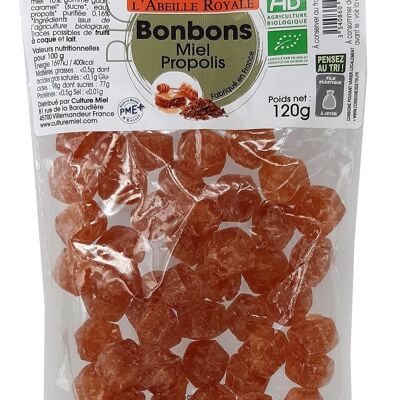 Bio-Honig- und Propolis-Bonbons 120 g