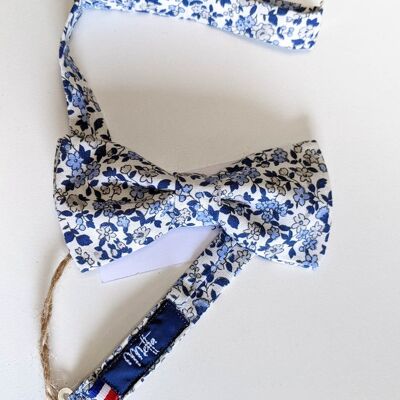 The elegant - Blue Liberty bow tie