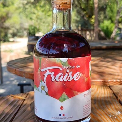 Liqueur de fraise artisanale de Provence
