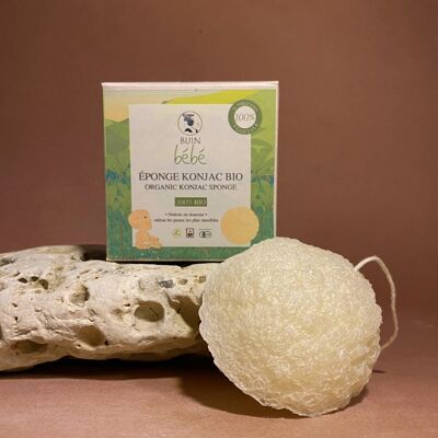 Organic konjac sponge for baby 100% vegetable and natural