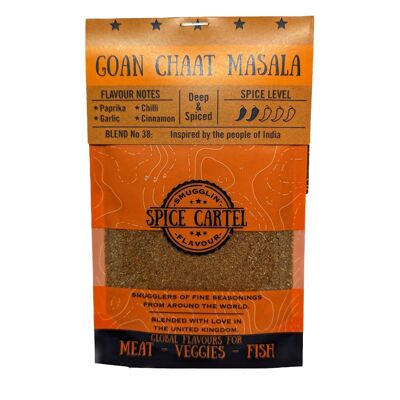 Spice Cartel's Goan Chaat Masala 35g bolsa resellable