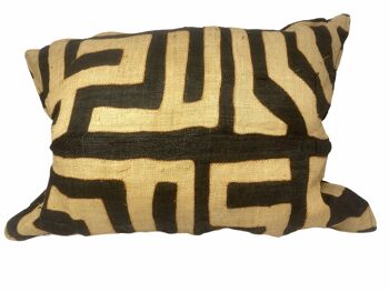 Coussin tissu africain Kuba 50x70cm (cw2) 1