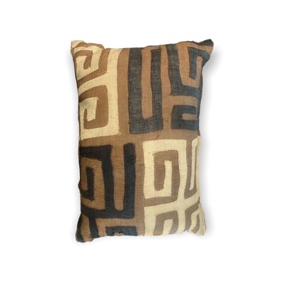 African Kuba cloth cushion 50x70cm (cw4)