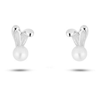 Boucles d'Oreilles de Perles Oreilles de Lapin 1