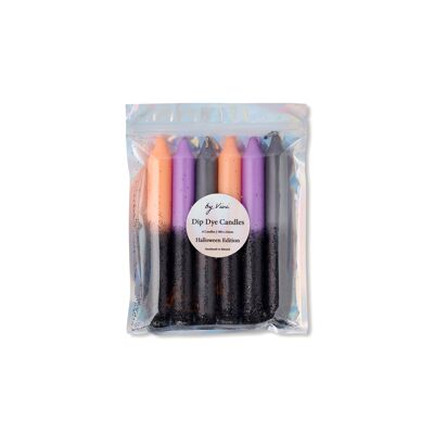 Set di candele Dip Dye: Glitter Halloween Edition