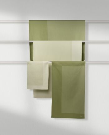 Serviettes Basic Vert Olive 4