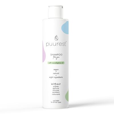 Shampooing à l'huile d'eucalyptus, 250 ml