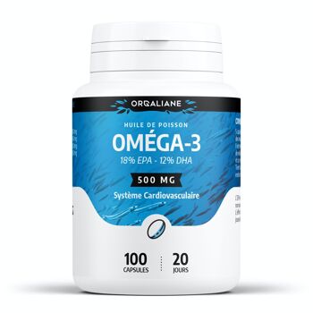 Omega 3 (18/12) - 500 mg - 100 capsules d'huile 1
