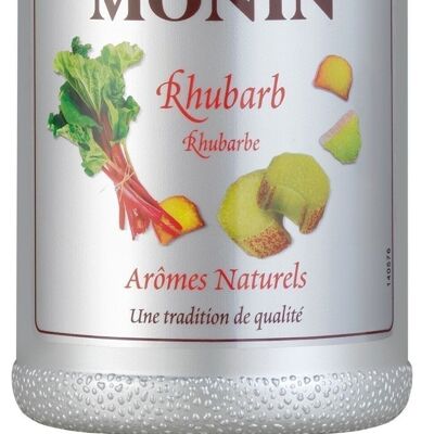 Le Fruit de Rhubarbe MONIN - Arômes naturels - 1L