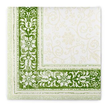 Serviette Lara en vert de Linclass® Airlaid 40 x 40 cm, 50 pièces 1