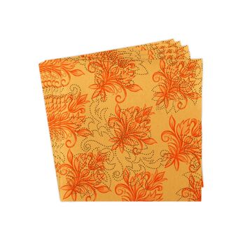 Serviette Camilla en terre cuite de Linclass® Airlaid 40 x 40 cm, 50 pièces 3